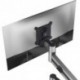Suport monitor cu brat pentru 1 clema de masa pentru monitor argintiu metalic