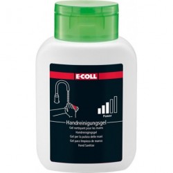 Handreinigungsgel 250ml Flasche E-COLL