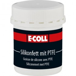 Silikonfett mit PTFE 80g Dose, farblos E-COLL