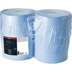 Hartie de curatare albastra, 2 straturi, 1.000 de coli 38x36cm E-COLL