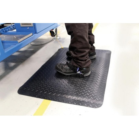 Anti-Ermudungsmatte Deckplate Anti-Static B60xL90 cm schwarz