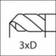 Burghiu elicoidal din carbura pentru prelucrare grea, dreapta, DIN 6537 K , 3XD, Typ H, TiAlN, GÜHRING