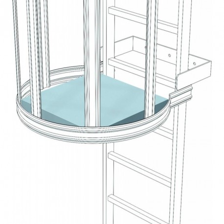 Platforma intermediara 520 x 550 mm