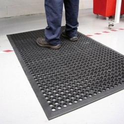 Anti-Ermudungsmatte Rampmat SBR-Gummi B80xL120 cm schwarz