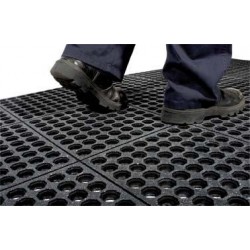 Anti-Ermudungsmatte Fatigue-Step Grit Top B90xL90 cm schwarz