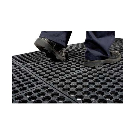 Anti-Ermudungsmatte Fatigue-Step Grit Top B90xL90 cm schwarz