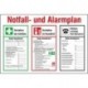 Notfall- und Alarmplan B600xH400 mm Kunststoff