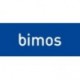 Bimos Arbeitsstuhl grau,ohne Polster Sitzhohe 450-620 mm mit Gleiter