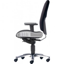 Profi-Bandscheibenstuhl DIN-Sitz schwarz belastbar bis 120 kg