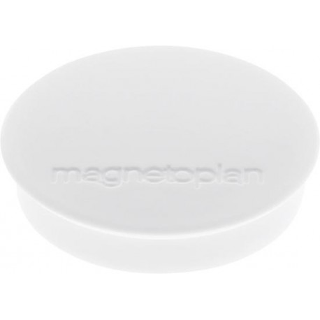 Magnet D30mm VE10 Haftkraft 700 g weiss