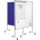 Multiboard XL Whiteboard Textil blau 120x150