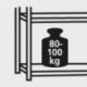 Steckregal Meta-COMPACT B750xT300xH1850 mm Grundfeld 5 Boden RAL703545 Ordner je Regalfeld