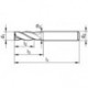 Freza finisare de înalta performanta, din carbura cu pas dinamic al spiralei 35°/38°," Diver", HA, GÜHRING