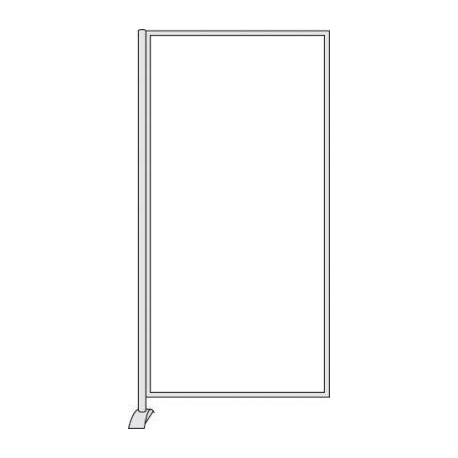 Stellwandelement Whiteboard B800xH1750mm