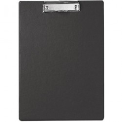 A4 Schreibplatte schwarz m. Folienuberzug