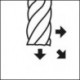 Freza cilindro-frontala pentru canale de pana, DIN 844-L, HSSCo8, FORMAT