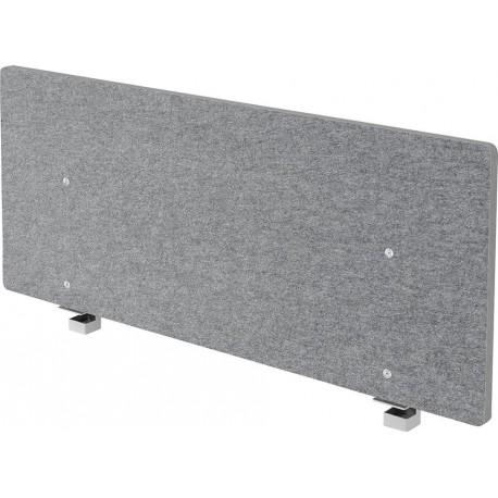 Akustik-Trennwand ARW12 fur 120er Tisch grau-meliert, Filzoptik