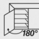 Anke Eckschrank 90 G B973xT525xH1020mm RAL 7035/5012 2 eingeschweiste Boden