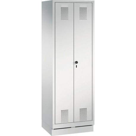 Dulap echipament pentru ingrijirea camerei L610xP500xH1800 mm 2 compartimente, RAL7035