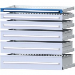 Format sertar L900xP600xFH60mm RAL 5012 capacitate de incarcare 75kg