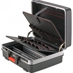 Werkzeugkoffer 460x315x170mm ABS Tafel mit Taschen FORMAT