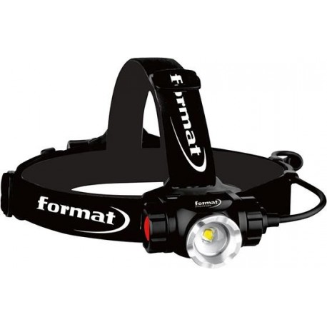 Kopflampe Akku 200/450/900Lumen FORMAT