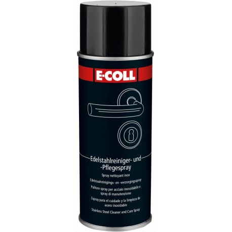 Edelstahlreiniger- und -pflegespray 400ml E-COLL