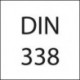Burghiu elicoidal format prin roluire, HSS, DIN 338, Typ N