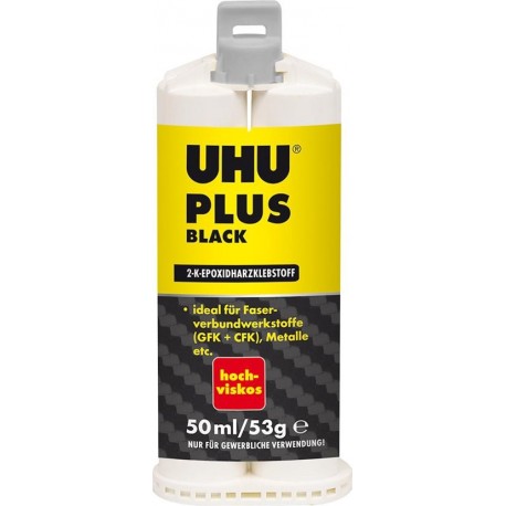 UHU PLUS BLACK DK Kartusche 50ml