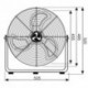 Ventilator de podea IP54 H520xD495 mm volum de aer 10700 m³/h