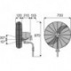 Wand-Windmaschine H870xD700 mm Luftmenge 9530 m3 h