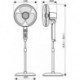 Ventilator pe piedestal H1125-1315 mm volum de aer 4200 m³/h plastic alb