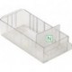 Trennwand quer fur Schublade Typ 150-00 transparent Satz 60 Stuck