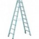 Stehleiter Coni B 2x6 Sprossen Leiterlange 1,78 m Arbeitshohe 3,00 m