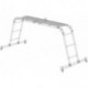 Alu-Riffelblechbelag mittig klappbar fur Vielzweckleiter 2x2 + 2x3 + 4x3