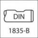 Freza coada de randunica, HSS-E, DIN 1833 D, 45°, FORMAT