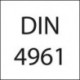 Cutit de retezat pe dreapta, conform DIN 4961, HSS-E
