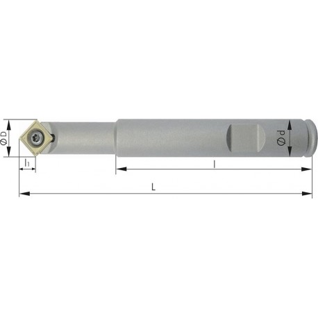 Fas-Zentrierfräser 45 G. D 12mm Z 1