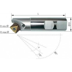 Freza pentru sanfrenare 1080° reglabil