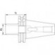 Einsatzh. Form-D D69871A SK40/MK1 Haimer