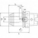 Mandrina Hydro HSK 63, DIN 69893, Form A, cu racire interioara, WTE