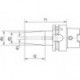 Portscula cu strangere rapida, DIN 69893, HSK 50, forma A, HAIMER