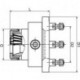 Handspannfutter HSPF40 (173E) D55027/5 Fahrion