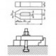 Spanneisen D6314 6,6X50mm FOR