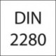 Calibru tampon filetat, DIN 2280, Clasa de toleranta 2B