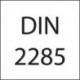 Calibru tampon filetat "TRECE", DIN 2285, Clasa de toleranta 2A