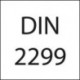 Calibru tampon filetat " NU TRECE", DIN 2299, Clasa de toleranta 2A