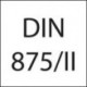 Echer plat, DIN 875/II, cu talpa, FORMAT