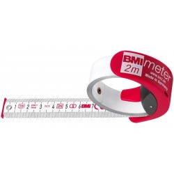 Zollstock BMImeter 2mx16 Stopper u. Gürtelclip BMI