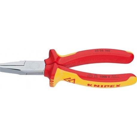 Flachzange VDE 160mm m.M.K.Griff Knipex